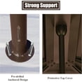 thumbnail image 5 of Garden Accessories Universal Support Post, Gazebo Accessories for Stability, Reinforced Support Post for All Domi Sunroom & Lean-to-Gazebo & Pergola,Outdoor Garden Accessories, 5 of 8