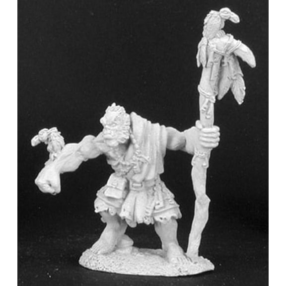 Reaper Miniatures Quosk Ravensire - Half Orc Druid New