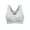 White, variant on Seamless Lace Racerback Bra, White, Small