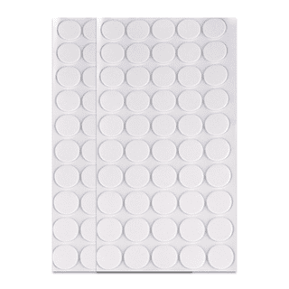 100Pcs Flexible Magnetic Dot with Self Adhesive, TRIANU Round