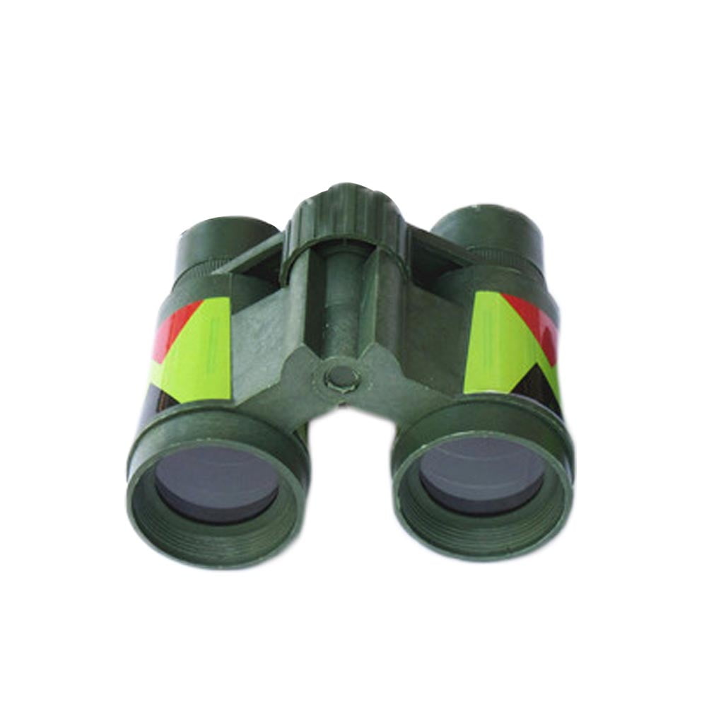 fashionhome Camouflage Green Plastic 10x 30 Binocular Portable Toy Fun