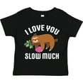 thumbnail image 3 of Inktastic Valentine's Day I Love You Slow Much with Cute Sloth Boys or Girls Toddler T-Shirt, 3 of 5