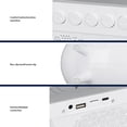thumbnail image 2 of Luz Nocturna Rgb Luz nocturna LED Altavoz compatible con Bluetooth Cargador inalámbrico de 10 W Blanco WDOplteas Para estrenar, 2 of 3