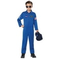 thumbnail image 2 of Combinaison Bleue pour Enfants Costume NASA, 2 of 3