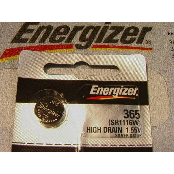 Energizer 365 Button Cell Silver Oxide SR1116W Watch Battery