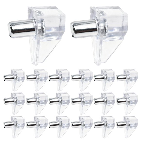 Soportes para estantes RiseQuintador de metal de 5 mm, 50 piezas
