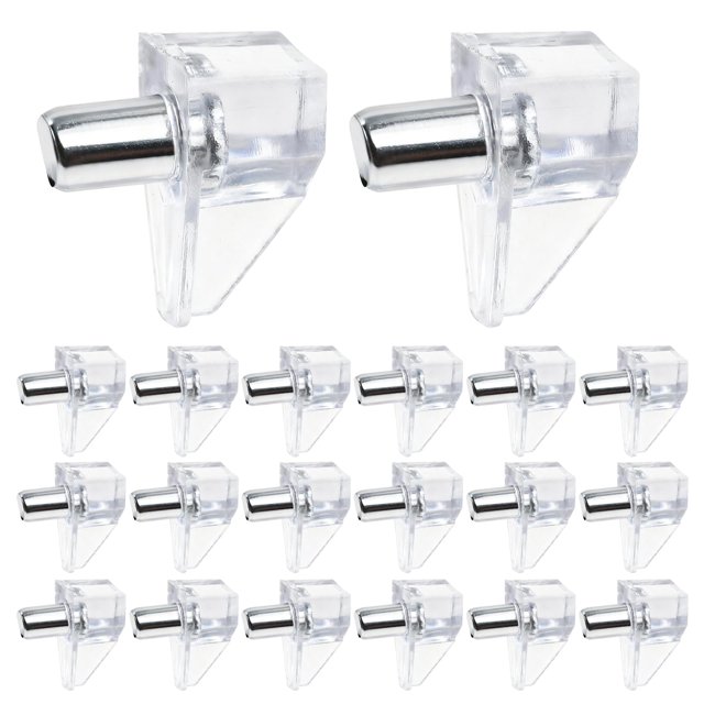 Soportes para estantes RiseQuintador de metal de 5 mm, 50 piezas