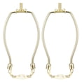thumbnail image 1 of Unique Bargains 2pcs Regular Weight 8“ Harp Fitter For Light Shades Brass Finish, 1 of 5