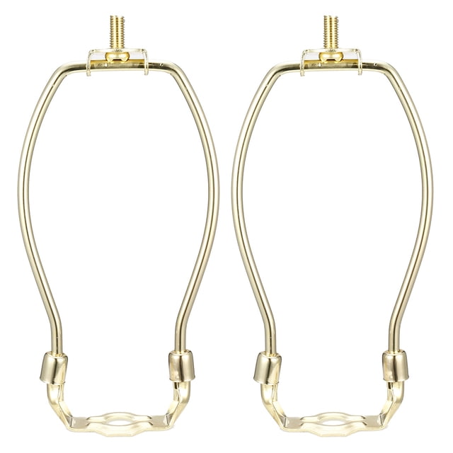 Unique Bargains 2pcs Regular Weight 8“ Harp Fitter For Light Shades Brass Finish