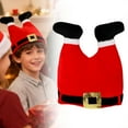 thumbnail image 2 of Christmas Santa Hat, Santa Hat with Pants Design, Funny Novelty Christmas Tree Cap for Adults New Year Xmas Carnival Party Costume Accessories Photoshoot Props,Gag Gifts, 2 of 9