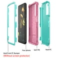 thumbnail image 2 of NIFFPD Galaxy A13 5G Case, Samsung A13 5G Case, Shockproof Drop protection Cover Phone Case for Samsung Galaxy A13 5G Teal&Pink, 2 of 7