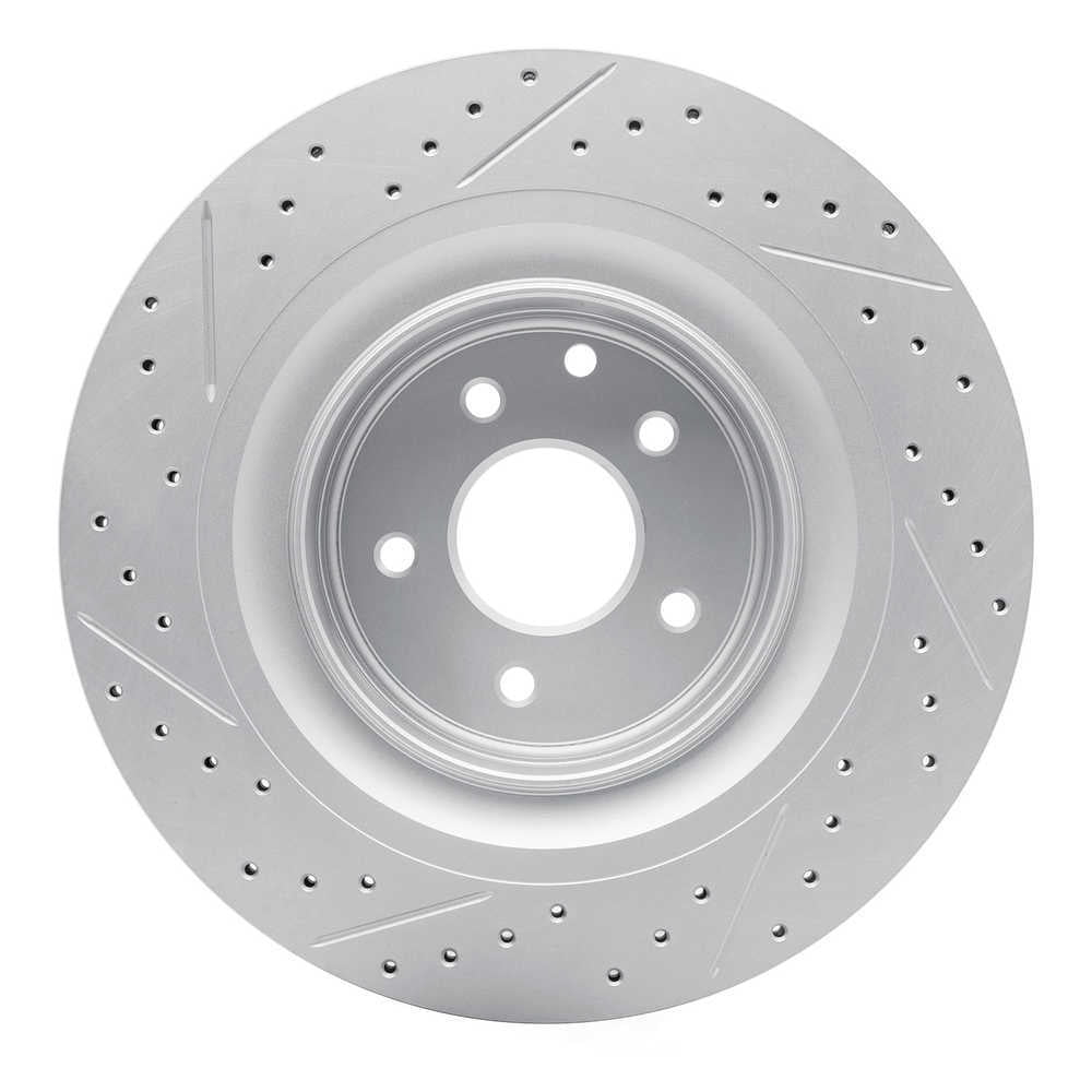 Dynamic Friction Company 830-68013R DFC Geoperformance Rotor - Drilled and Slotted