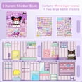 thumbnail image 1 of Sanrio New Creative Sticker Book Kawaii Quiet Book Bubble Scene Sticker Book Girls Handmade Gift Toys FGS, 1 of 2