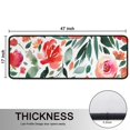 thumbnail image 5 of Kitchen Rugs Sets Of 2,Pioneer Flower Floral Print Pattern Anti Fatigue Kitchen Mat Rugs Non Slip Washable,Decorative Kitchen Floor Mats for Kitchen,Sink,Laundry,17"x47"+17"x47", 5 of 5