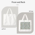 thumbnail image 2 of Honeii Rose Flowers Print Fluffy Shoulder Bag Plush Bags Women Ladies Tote Bag Fluffy Furry Purse Handbag for Autumn and Winter, 2 of 7