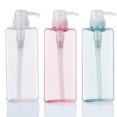 thumbnail image 1 of Dispensador de champú y acondicionador de 650 ml, paquete de 3 botellas vacías con bomba, reutilizables, recargables para gel de ducha, acondicionador, loción, desinfectante de manos, 1 of 6