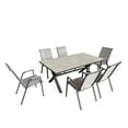 thumbnail image 2 of Deko Living 7 Piece Brown Outdoor Dining Chairs and Table Set, 2 of 6
