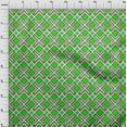 thumbnail image 4 of oneOone Cotton Poplin Twill Light Green Fabric Geometric Sewing Material Print Fabric By The Yard 56 Inch Wide, 4 of 4