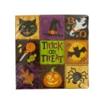 Halloween Patchwork Dinner Napkins Set