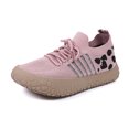 thumbnail image 5 of Womens Mesh Athletic Shoes Leopard Print Wide Toe Box Lace Up Running Shoes Breathable Non Slip Sneakers, 5 of 6