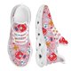 thumbnail image 1 of Zapatillas deportivas para mujer con diseño de caja médica roja, para exteriores, de malla ligera, con plataforma de punto, 1 of 6