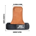 thumbnail image 2 of BESTSKY Weightlifting Wrist Straps Gym Lifting Support Double Leather Layer Enhanced Grip Powerlifting Workout Hand Sturdy Sports Gear, 2 of 8