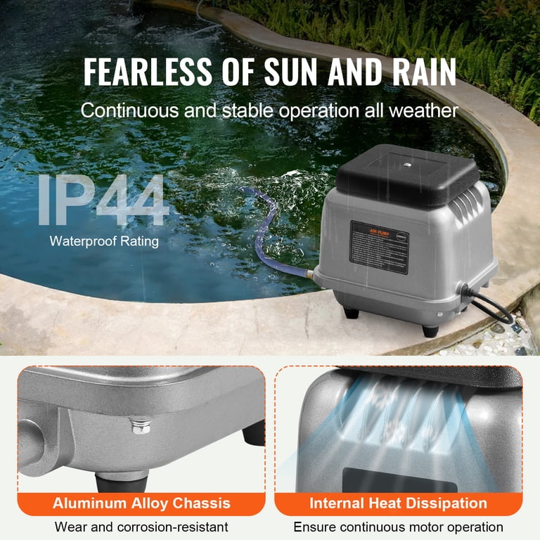 KFFKFF Linear Air Pump, 109L/Min for Efficient Aeration, Suitable