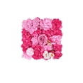 thumbnail image 1 of Artificial Flower Wall Panel with Silk Hydrangeas and Roses for Wedding Backdrop, Party Decor, Bridal Shower, Home Garden Wall Decor, Reusable and Easy to Install Floral, 1 of 5