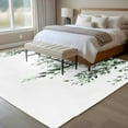 thumbnail image 4 of Large Area Rugs for Living Room Bedroom, Green Eucalyptus 5'x8' Rug Washable Carpet Runner Indoor Outdoor, Weeping Botanical Leaf Watercolor Non Slip Floor Mats Rug for Kitchen, Bathroom, 4 of 8