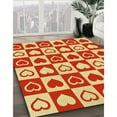 thumbnail image 3 of Ahgly Company Machine Washable Indoor Rectangle Transitional Red Area Rugs, 8' x 12', 3 of 7