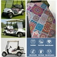 thumbnail image 6 of 51" x 31" Golf Cart Seat Protector Cover, Universal Microfiber Towel for EZGO, Club Car Onward, Yamaha Drive, Icon Front Seats, 6 of 8