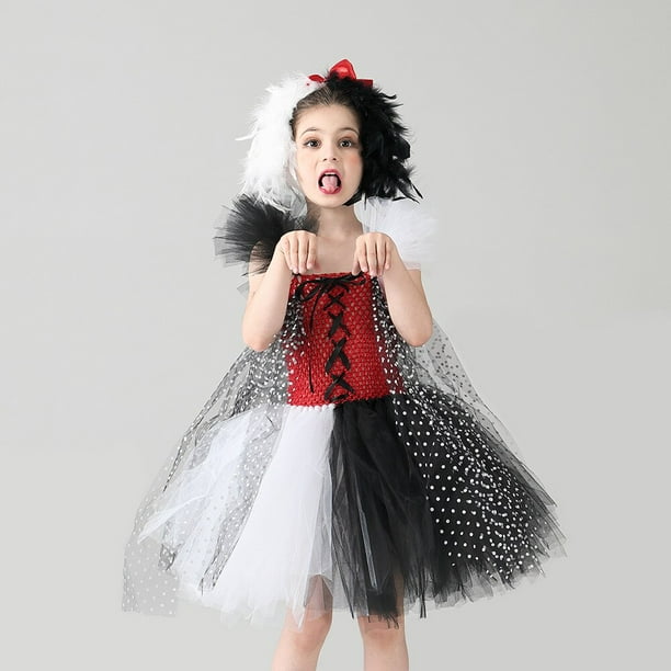 Costume d'halloween pour filles, robe de soirée Cosplay pour