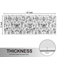 thumbnail image 5 of Kitchen Rugs Sets Of 2,White Gothic Hand Butterfly Pattern Anti Fatigue Kitchen Mat Rugs Non Slip Washable,Decorative Kitchen Floor Mats for Kitchen,Sink,Laundry,17"X47", 5 of 5