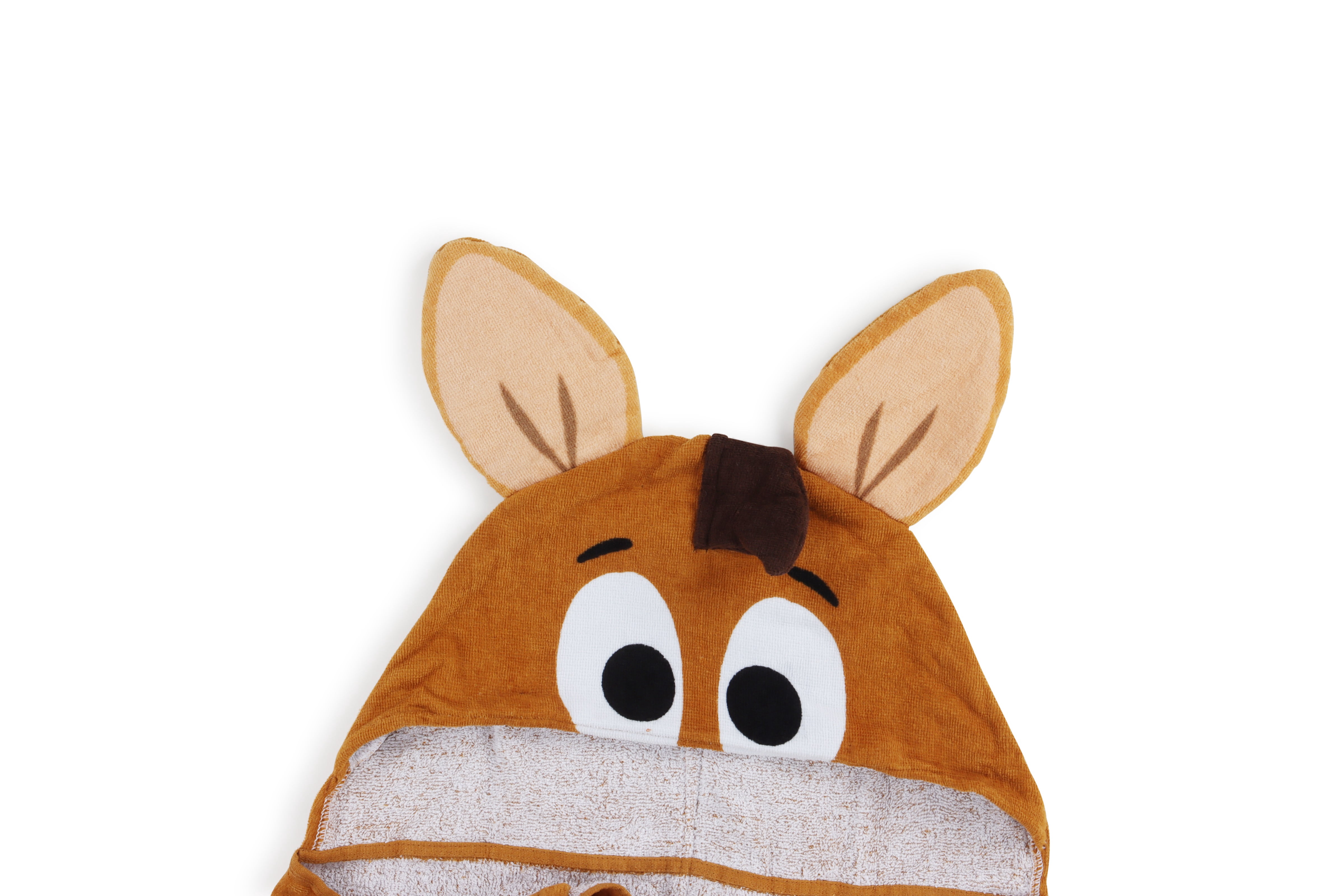 Disney Toy Story Bullseye Kids Hooded Towel, Cotton, Brown, 22" x 51"