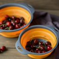 thumbnail image 2 of Kitchen Collapsible Silicone Colander Fruit Vegetable Strainer, 2 of 9