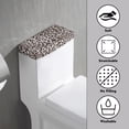 thumbnail image 3 of Renewold Cheetah Printed Toilet Tank Lid Cover Bathroom Decor Accessories Dust and Stains Resistant Toilet Protective Cover Universal Fit, 3 of 6