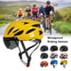 thumbnail image 4 of Casco de ciclismo ligero ajustable Sonducket para bicicleta de montaña PC duradero blanco y negro, 4 of 6