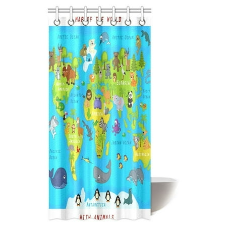 Pop Girls Boys Kids Baby Bathroom Decor Collection Map Of The