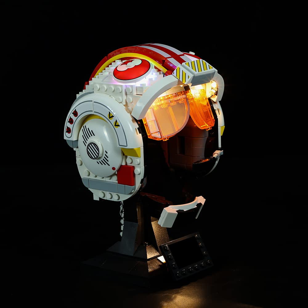 Kyglaring LED Lighting Kit Designed for Luke Skywalker Red Five 75327 Building Model Kit - No Model  (Standard Version)