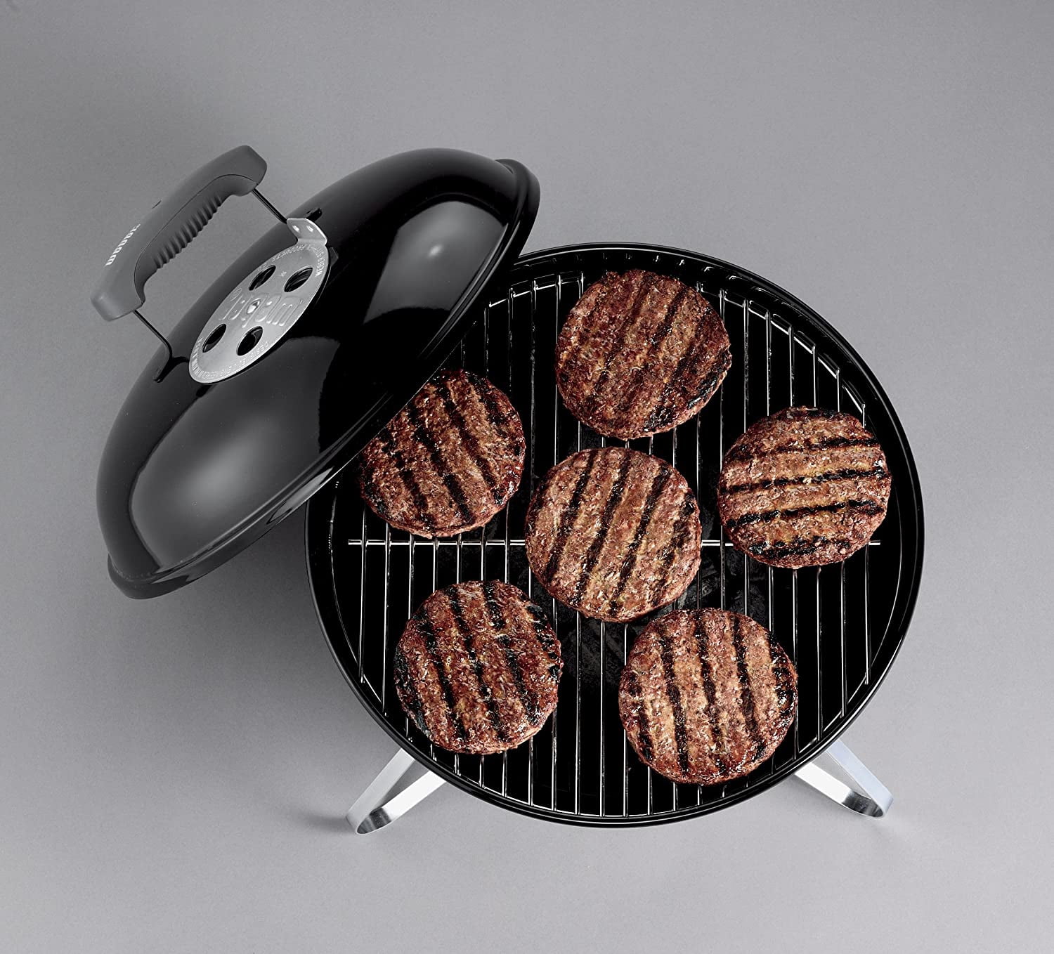 Weber 10020 Smokey Joe 14-Inch Portable Grill, Black - Compact BBQ