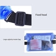 thumbnail image 3 of Bolsa impermeable con correa ajustable para la cintura Bolsa seca de PVC Fanny Pack (azul), 3 of 9