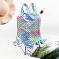 thumbnail image 3 of URMAGIC Girls One Piece Swimsuits Bathing Suits for Kids Cross Back Swimwear Beach Summer Swim Suits for 2-12 Years, 3 of 9