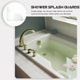 thumbnail image 3 of Milisten 2pcs Shower Splash Guards Shower Corner Guards Bathroom Tub Splash Guards Bath Splash Guard, 3 of 6