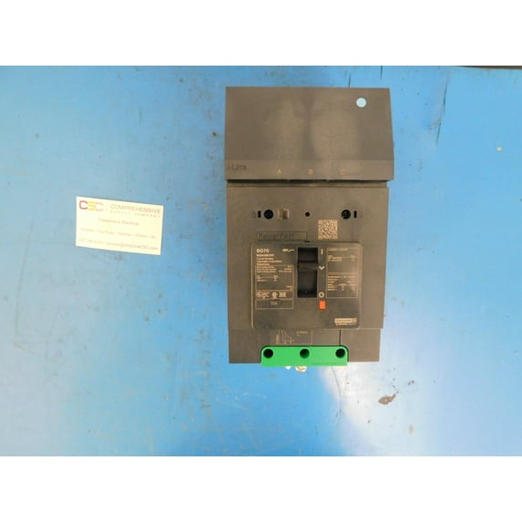 SQUARE D 70A AMP 3P POLE 35kA@480Y/277V I-LINE PLUG ON POWERPACT CIRCUIT BREAKER - BGA34070Y - NTO