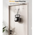 thumbnail image 4 of Deally 8 Pack Over The Door Hooks, Door Hanger Hook, Towel Hooks for Hanging, Towel Hanger for Bathroom, Fit 1 3/8" Door White, Dorm Room Essentials, 4 of 7