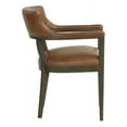 thumbnail image 4 of Sunpan Brylea 20.5" Modern Leather Dining Armchair in Shalimar Tobacco, 4 of 9