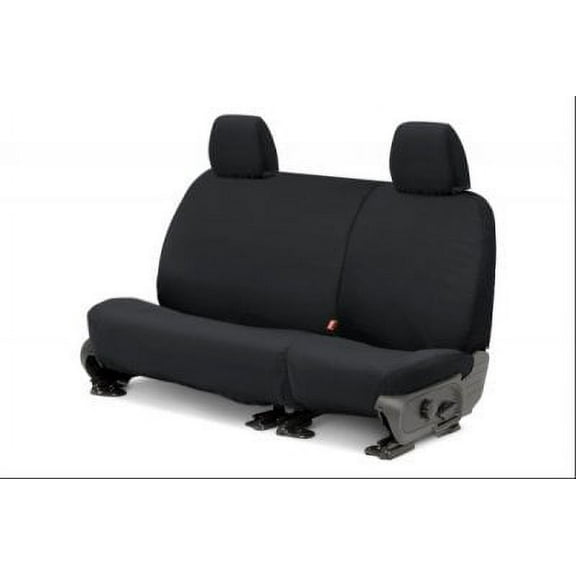 Covercraft SeatSaver Second Row Custom Fit Seat Cover for Select Toyota Tacoma Models - Polycotton (Charcoal) Fits select: 2013 TOYOTA TACOMA DOUBLE CAB, 2012 TOYOTA TACOMA ACCESS CAB