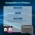 thumbnail image 5 of 63 63XL Ink Cartridges 63XL 63 HP63 3830 2 Pack for Envy 4510 4520 OfficeJet 4650 4655 3830 5255 5258 Deskjet 3630 3632 1112 2132 2130 Printer (Black,Tri-color), 5 of 7