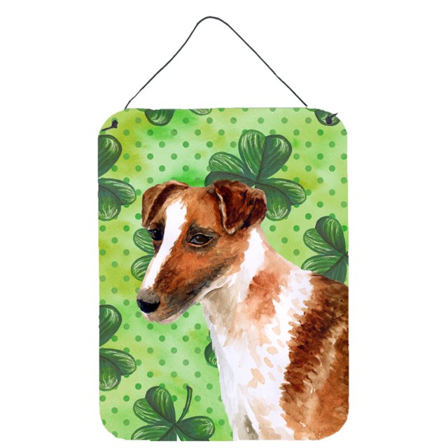 "Treasures Smooth Terrier St Patrick's Metal Print, 16"" x 12"", Multicolor" Caroline's Treasures BB9821DS1216