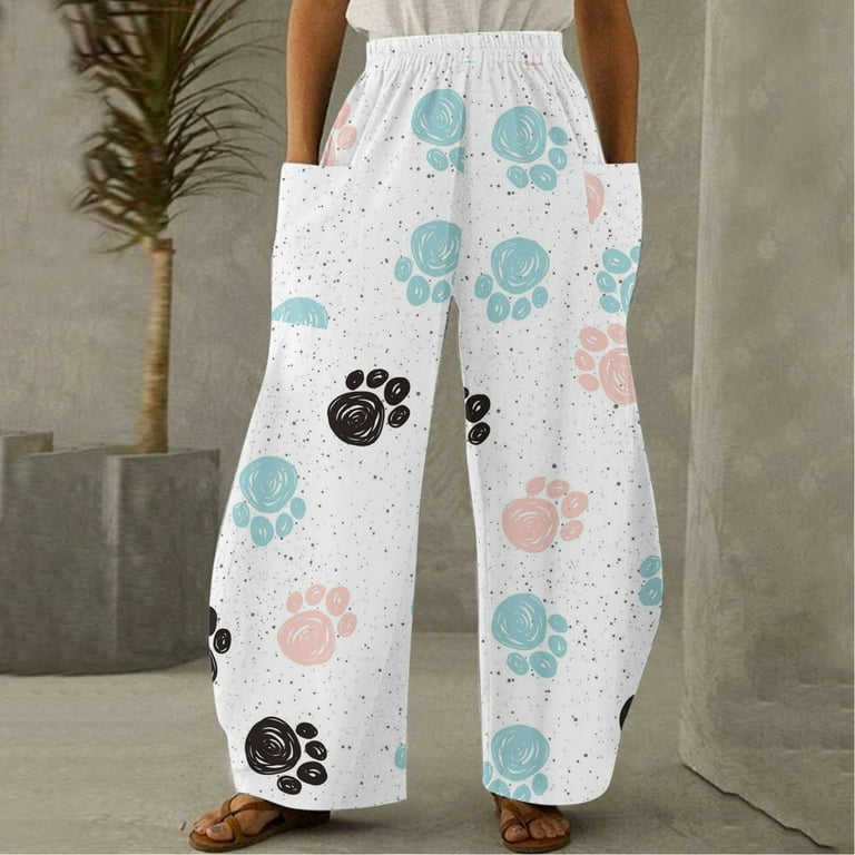 Paw print pants hotsell